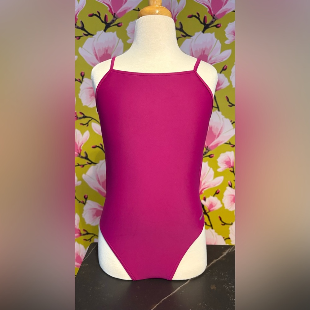 Magenta Spaghetti Strap Swimsuit